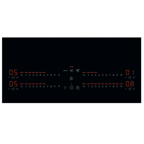 AEG TH84CB03CB Επαγωγική Εστία με Απορροφητήρα 80cm
